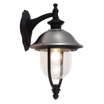 KS Verlichting Bologna Applique Nero, 1-Luce