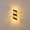 Rezat Applique LED Nero-Oro, 1-Luce