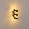 Rezat Applique LED Nero-Oro, 1-Luce