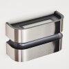 Applique da esterno Kolding LED Acciaio inox, Nero, 1-Luce