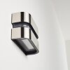 Applique da esterno Kolding LED Acciaio inox, Nero, 1-Luce