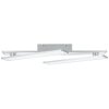 Plafoniera Brilliant Entrance LED Alluminio, Bianco, 1-Luce