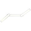 Plafoniera Brilliant Entrance LED Alluminio, Bianco, 1-Luce