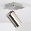 Zuoz Plafoniera Nichel opaco, 1-Luce