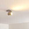 Zuoz Plafoniera Nichel opaco, 1-Luce