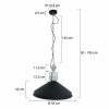 Steinhauer Zappa Lampada a Sospensione Nero, 1-Luce