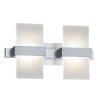 Trio Platon Applique LED Alluminio, 2-Luci