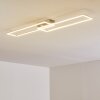 Ceva Plafoniera LED Argento, 2-Luci, Telecomando