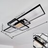 Alnarp Plafoniera LED Legno chiaro, Nero, 1-Luce