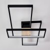 Alnarp Plafoniera LED Legno chiaro, Nero, 1-Luce