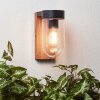 Brilliant Cabar Applique Legno scuro, Nero, 1-Luce