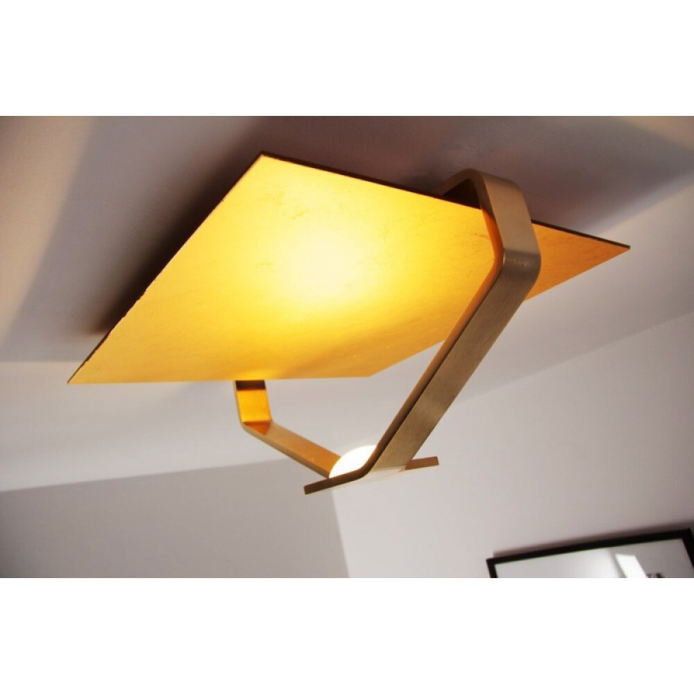 Elesi Luce Plafoniera LED Oro, 1-Luce main product photo