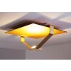 Elesi Luce Plafoniera LED Oro, 1-Luce