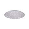 Leuchten-Direkt SPARKLE Plafoniera LED Nichel opaco, 1-Luce, Telecomando