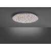 Leuchten-Direkt SPARKLE Plafoniera LED Nichel opaco, 1-Luce, Telecomando