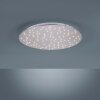 Leuchten-Direkt SPARKLE Plafoniera LED Nichel opaco, 1-Luce, Telecomando