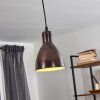 Timola Lampadario a sospensione Ruggine, Nero, 1-Luce