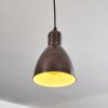 Timola Lampadario a sospensione Ruggine, Nero, 1-Luce