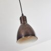 Timola Lampadario a sospensione Ruggine, Nero, 1-Luce