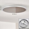 Aitrach Plafoniera LED Argento, Bianco, 1-Luce