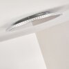 Aitrach Plafoniera LED Argento, Bianco, 1-Luce