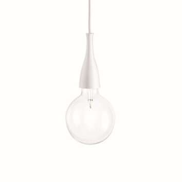 Ideal Lux MINIMAL Lampadario a sospensione Bianco, 1-Luce