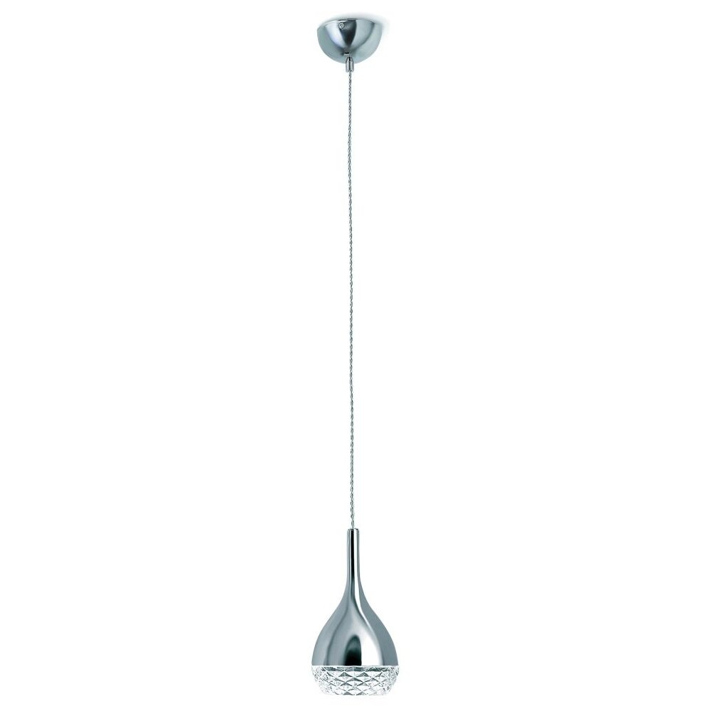 Mantra KHALIFA Lampada a Sospensione Cromo, 1-Luce main product photo