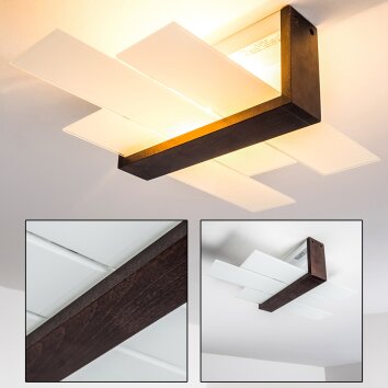 Lovikka Plafoniera Legno scuro, 1-Luce