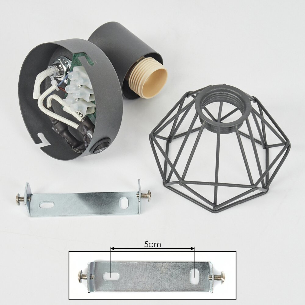 Gullspang Applique Antracite, Cromo, 1-Luce