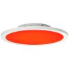 Brilliant Abie Plafoniera LED Bianco, 1-Luce, Telecomando, Cambia colore