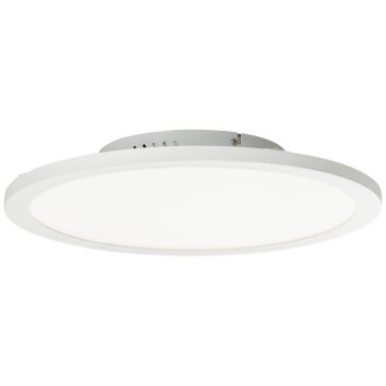 Brilliant Abie Plafoniera LED Bianco, 1-Luce, Telecomando, Cambia colore