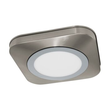 Eglo OLMOS Plafoniera LED Cromo, Nichel opaco, 1-Luce