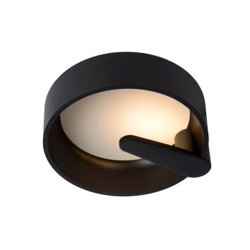 Lucide MIAMI Plafoniera LED Nero, 1-Luce