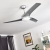 Sanford ventilatore da soffitto Argento, 1-Luce, Telecomando