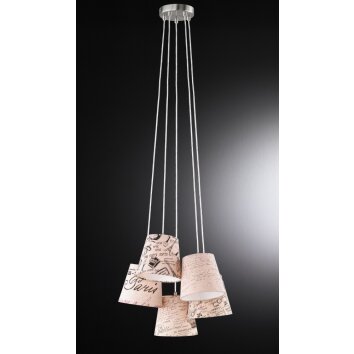 Honsel Multi Lampada a sospensione Cromo, 5-Luci