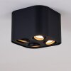 Baishan Plafoniera Nero, 4-Luci