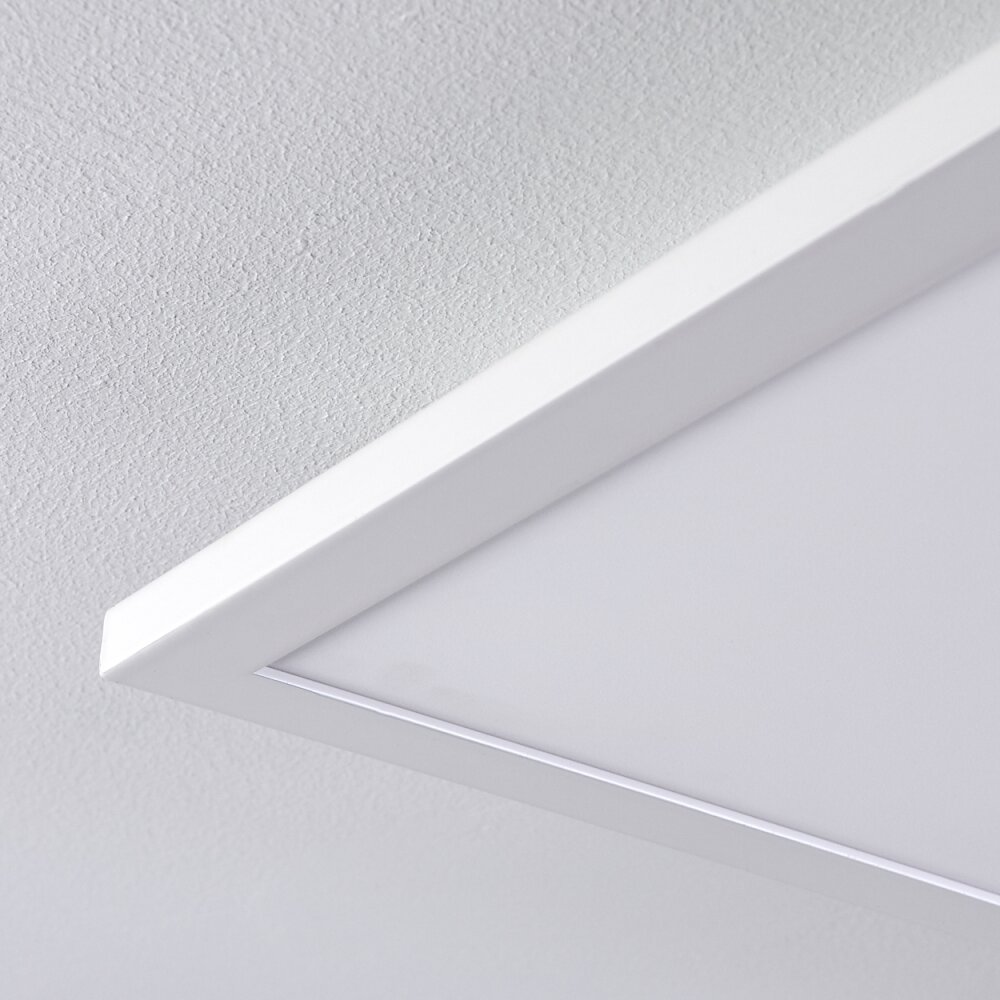 Salmi Plafoniera LED Bianco, 1-Luce, Telecomando, Cambia colore