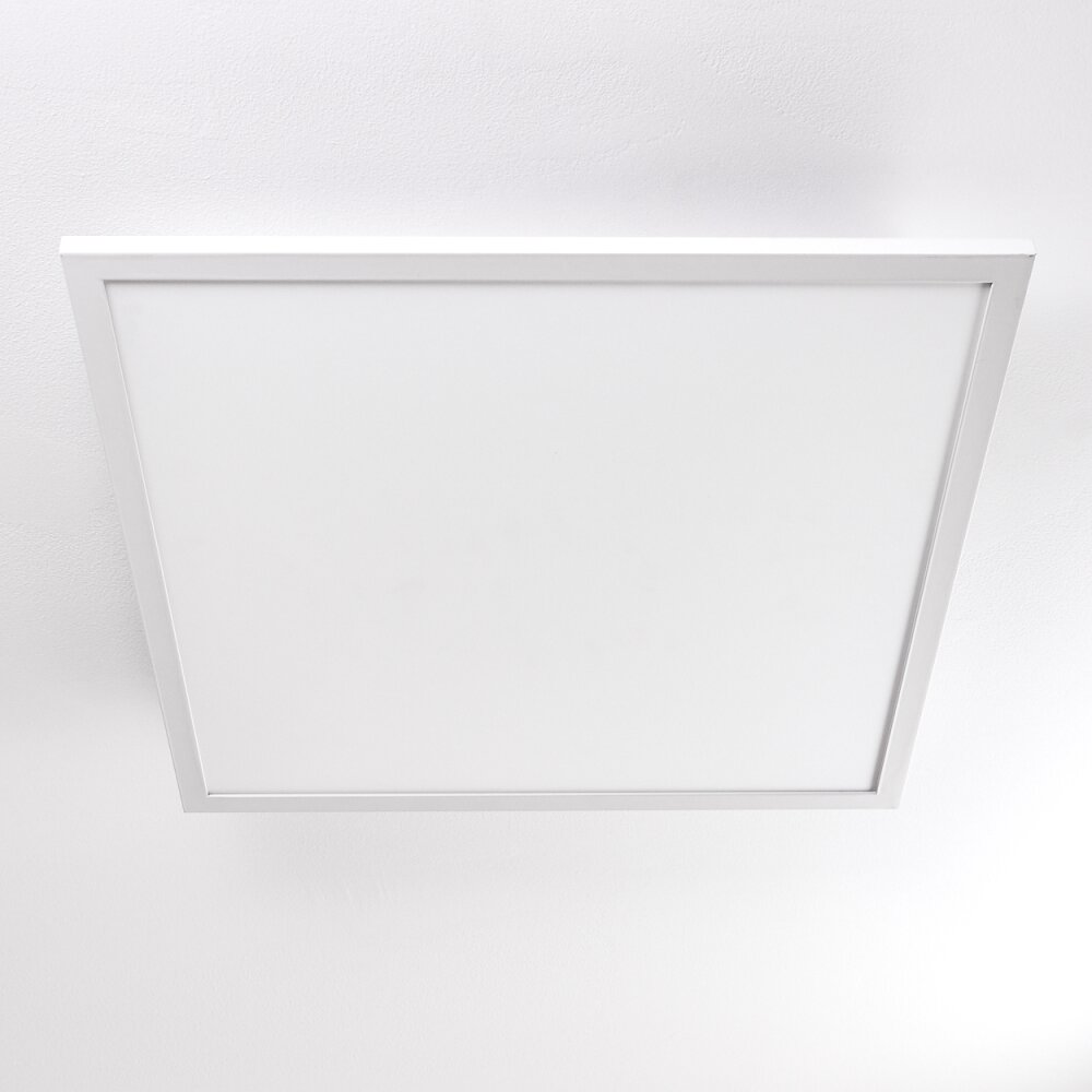 Salmi Plafoniera LED Bianco, 1-Luce, Telecomando, Cambia colore