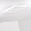 Salmi Plafoniera LED Bianco, 1-Luce, Telecomando, Cambia colore