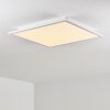 Salmi Plafoniera LED Bianco, 1-Luce, Telecomando, Cambia colore