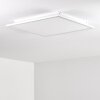 Salmi Plafoniera LED Bianco, 1-Luce, Telecomando, Cambia colore