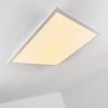 Salmi Plafoniera LED Bianco, 1-Luce, Telecomando, Cambia colore