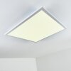 Salmi Plafoniera LED Bianco, 1-Luce, Telecomando, Cambia colore