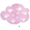 Elobra SCHÄFCHENWOLKE Applique Fucsia, 6-Luci