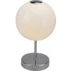 Globo Trude Lampada da Tavolo LED Nichel opaco, 1-Luce