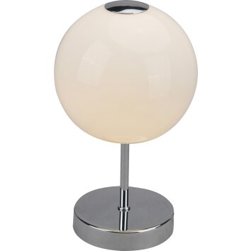 Globo Trude Lampada da Tavolo LED Nichel opaco, 1-Luce