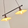 Nibyn Lampada a Sospensione Beige, Marrone scuro, 2-Luci