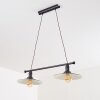 Nibyn Lampada a Sospensione Beige, Marrone scuro, 2-Luci