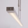 Steinhauer Zelena Lampada a Sospensione LED Acciaio inox, 3-Luci
