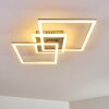 Lithgow Plafoniera LED Argento, 1-Luce